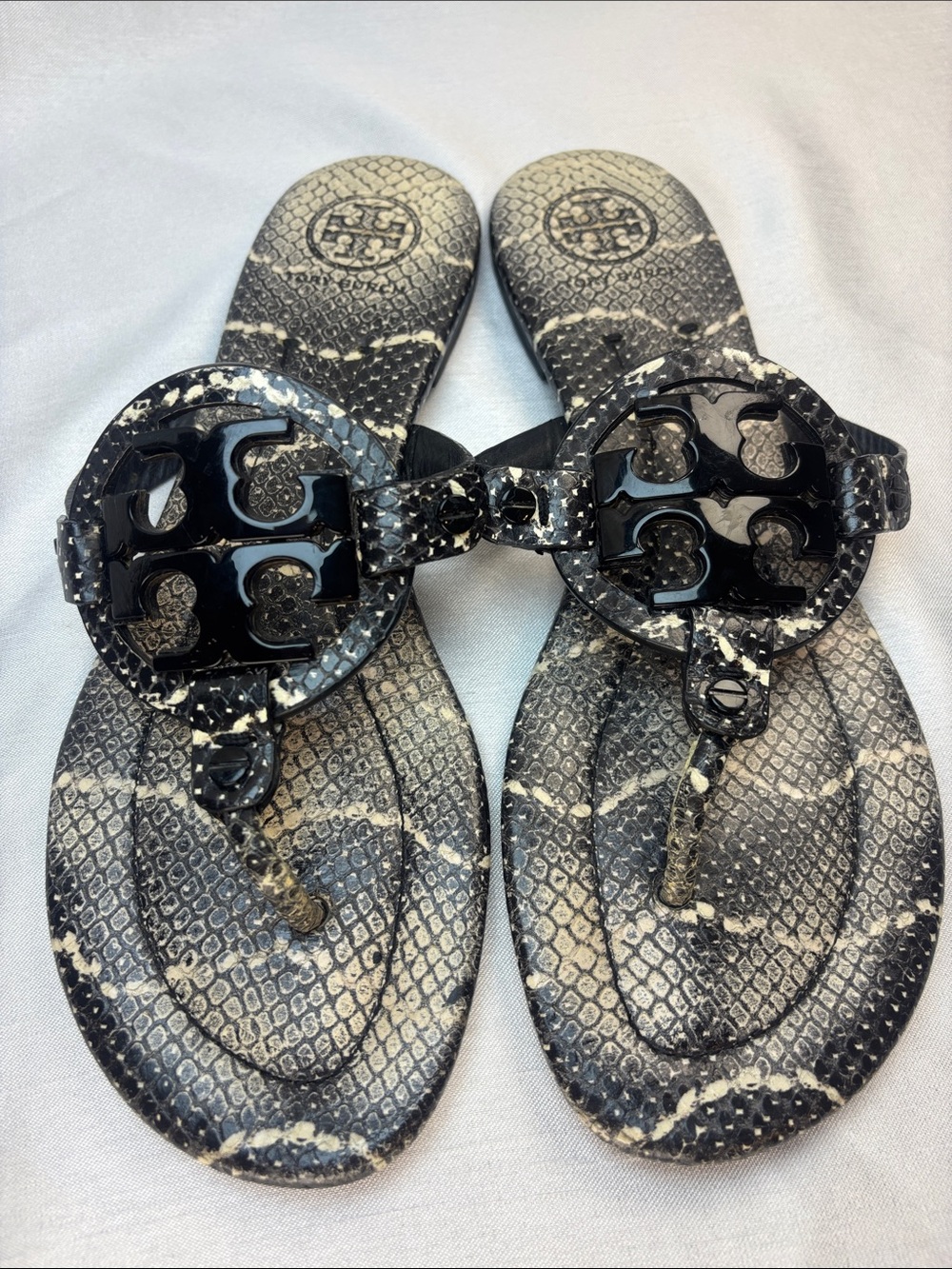 Tory Burch Miller Leather Thong Sandals